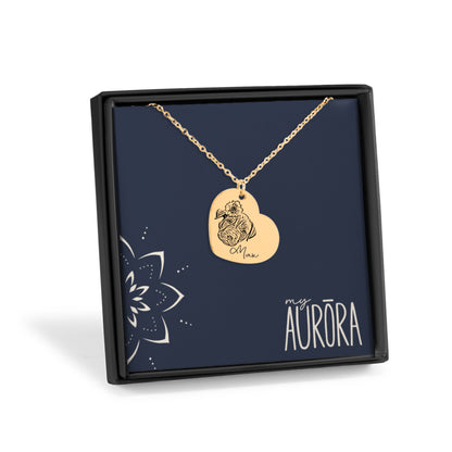 Pet Portrait Heart – Necklace