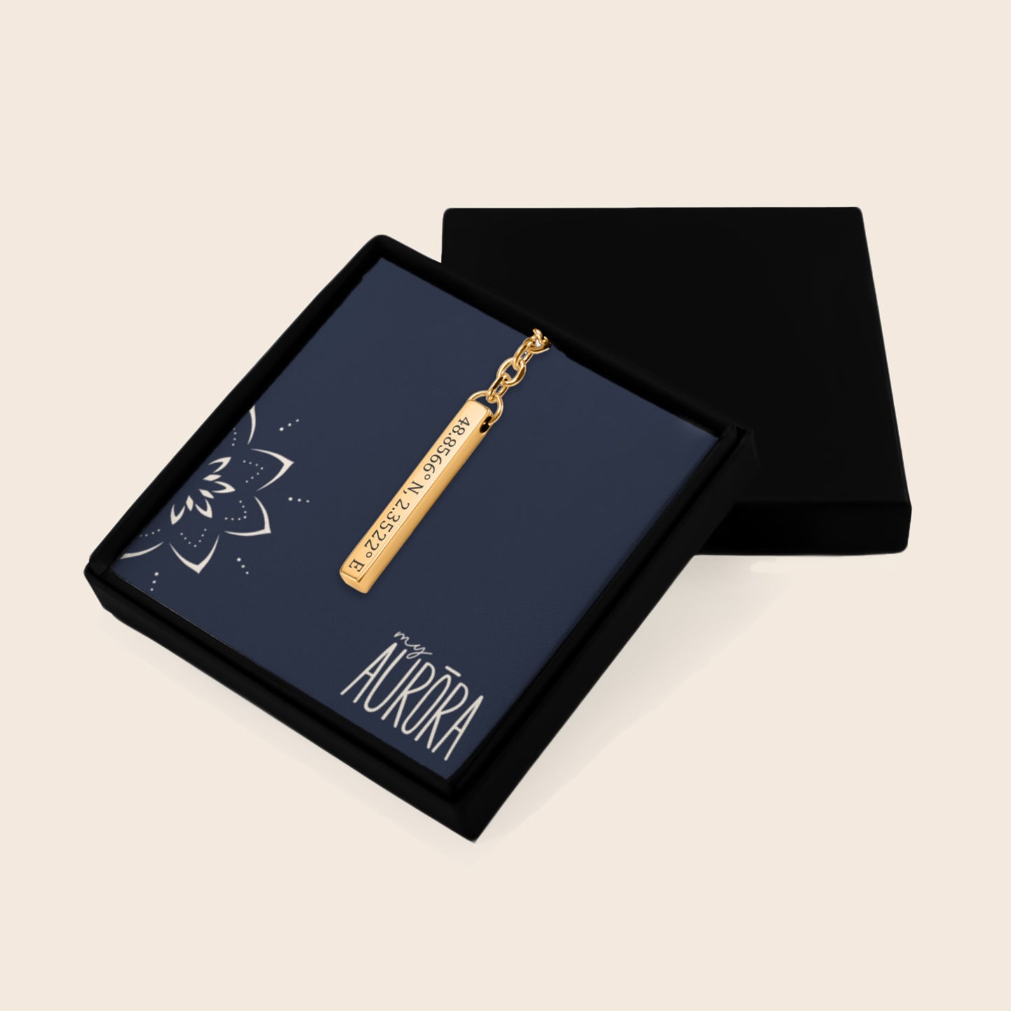 Coordinates – Keychain